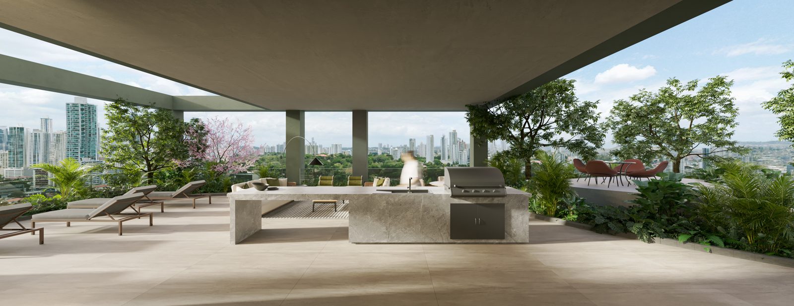 A19 Cincuentenario BBQ y terraza en rooftop