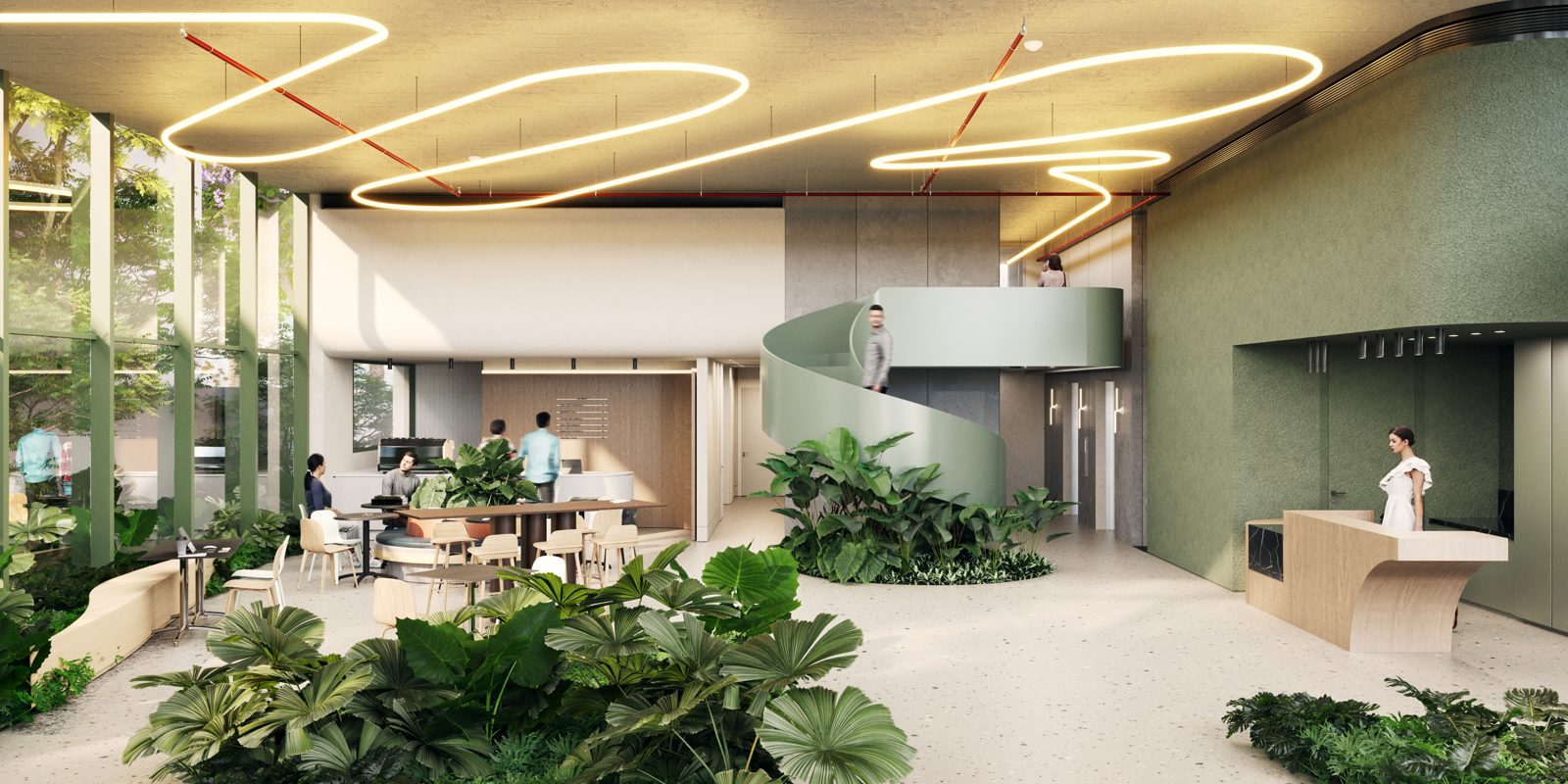 A19 Cincuentenario Lobby Café en la planta baja