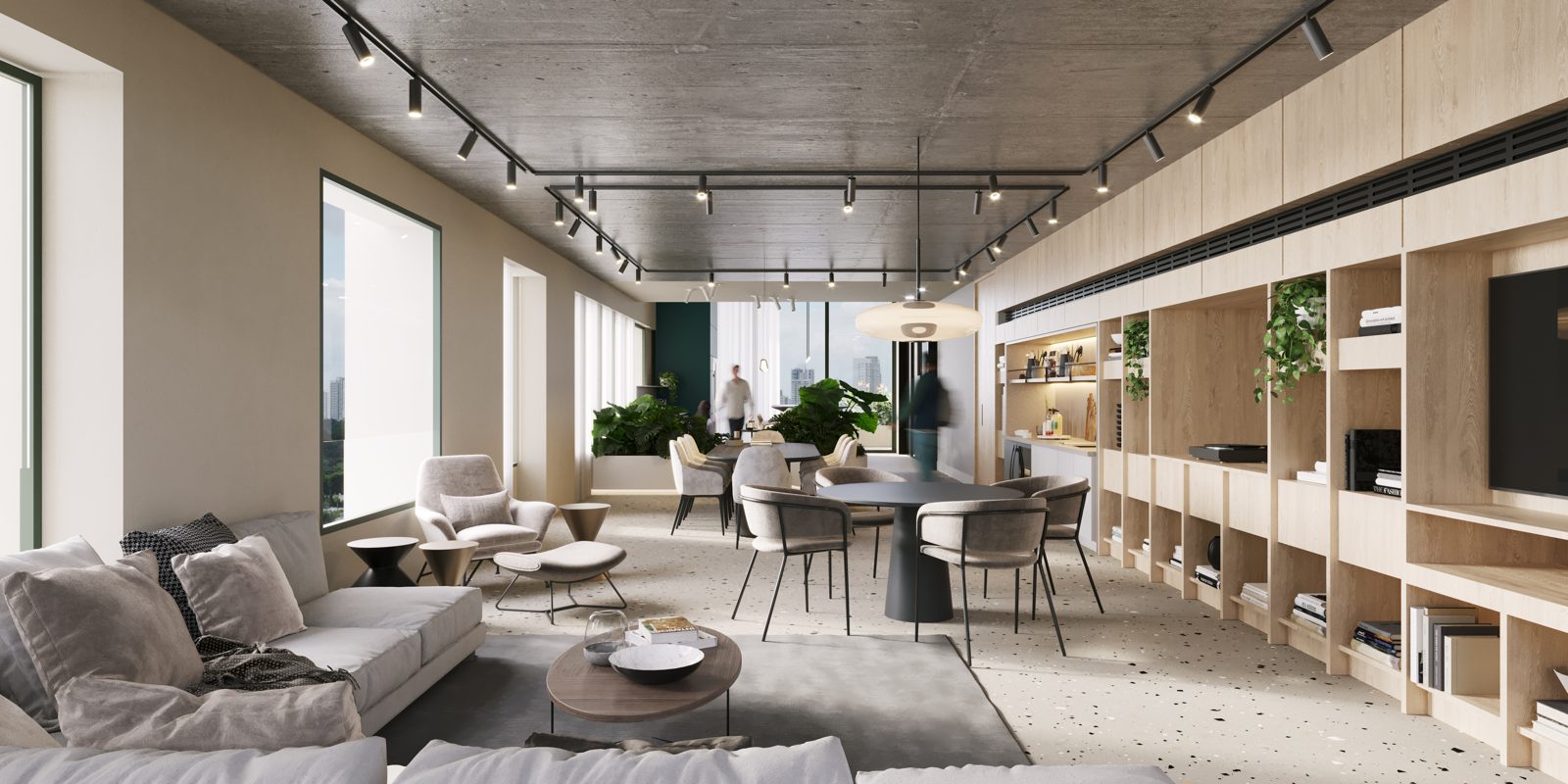 A19 Cincuentenario Lounge y áreas sociales