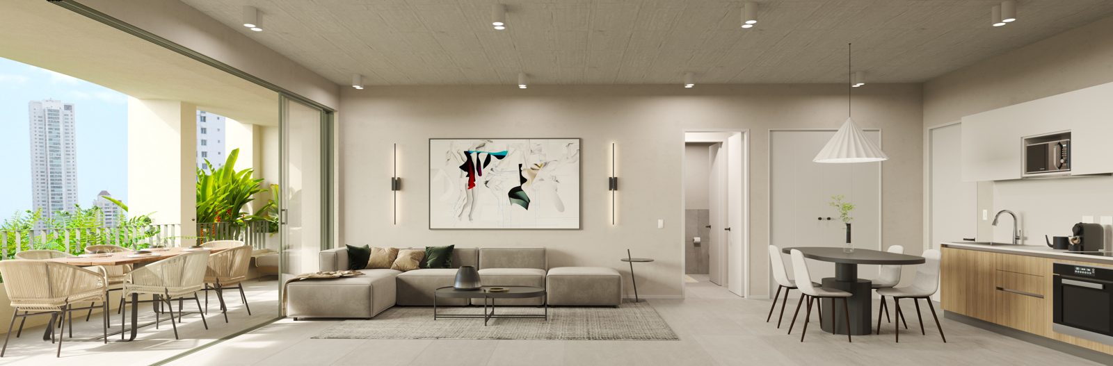 Apartamento de 3 recámaras en A19
